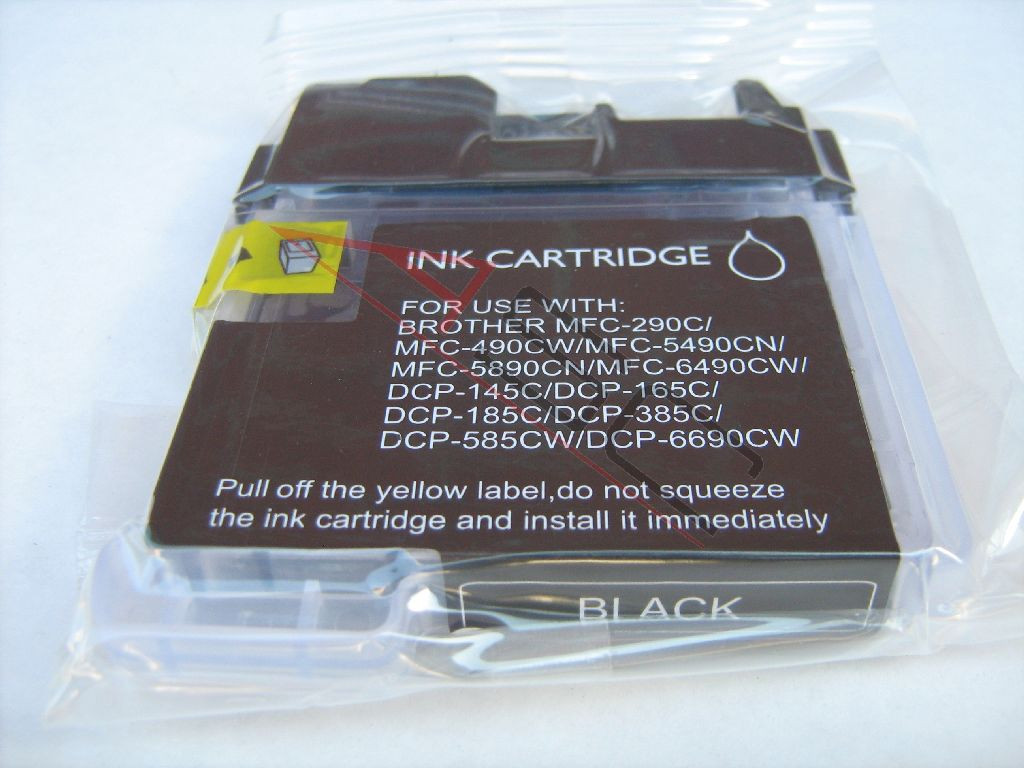 Conjunto compuesto por Tinta (alternativo) compatible a Brother LC1100 negro, cyan, magenta, amarillo - Ahorre 6%