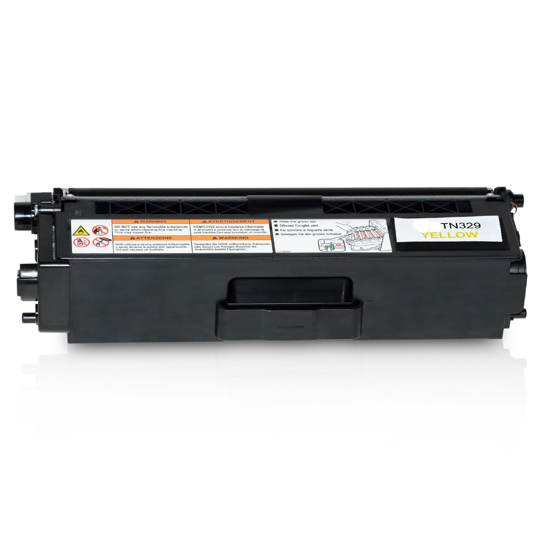 Conjunto compuesto por Cartucho de toner (alternativo) compatible a BROTHER TN329BK negro, TN329C cyan, TN329M magenta, TN329Y amarillo - Ahorre 6%