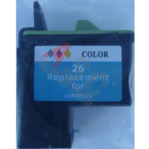 Tinta (alternativo) compatible a Lexmark 010N0026E  No. 26, tricolor