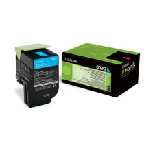 Original Tóner cian Lexmark 0080C20C0/802C cyan