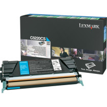 Original Tóner cian Lexmark 00C5220CS cyan