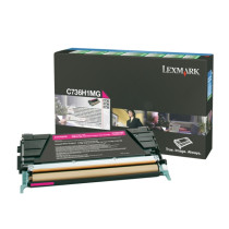 Original Tóner magenta Lexmark 00C736H1MG magenta
