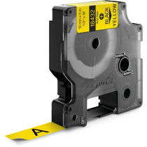 Original Cinta entintada Dymo 18432/S0718450 negro amarillo