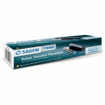 Original Rollo transferencia térmica Sagem 252422074/TTR400 negro