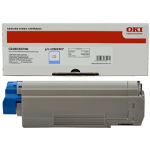 Original Toner cyan OKI 43381907 cyan