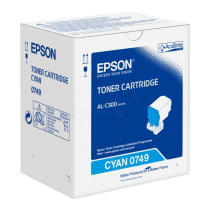 Original Tóner cian Epson C13S050749/0749 cyan