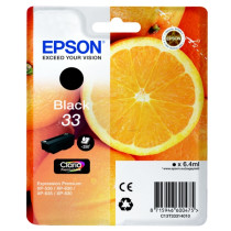 Original Tintenpatrone schwarz Epson C13T33314012/33 schwarz
