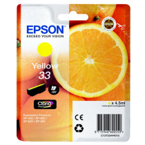 Original Tintenpatrone gelb Epson C13T33444012/33 gelb