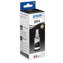 Original Botella de tinta negro Epson C13T664140/664 negro