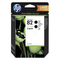 Original Cartucho de tinta negro HP P2V34A/82 negro