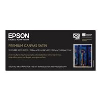 EPSON Premier art water resistant canvas inkjet 350g/m2 1118mm x 12.2m 1 Rolle 1er-Pack