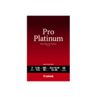 CANON PT-101 pro platinum Foto Papier 300g/m2 A3+ 10 Blatt 1er-Pack