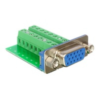 DELOCK Adapter Terminalblock > VGA-Bu