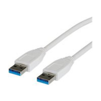 VALUE USB 3.2 Gen 1 Kabel Typ A-A weiss 1,8m