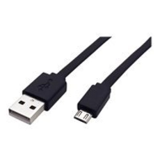 ROLINE USB 2.0 Kabel USB A ST - Micro USB B ST schwarz 1m