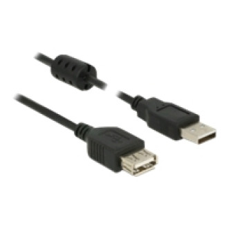 DELOCK Verlängerungskabel USB 2.0 Typ-A Stecker > USB 2.0 Typ-A Buchse 2,0 m schwarz