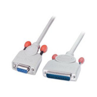 LINDY Serielles Druckerkabel 9 pol. Kupplung/25 pol. Stecker 2m