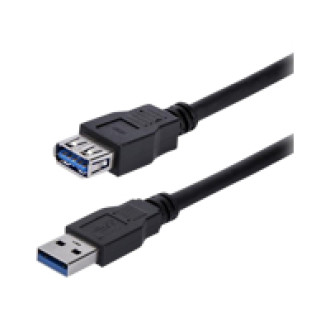STARTECH.COM 1m Black SuperSpeed USB 3.0 Extension Cable A to A - M/F