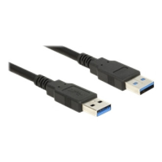 DELOCK Kabel USB 3.0 Typ-A Stecker > USB 3.0 Typ-A Stecker 1,0 m schwarz