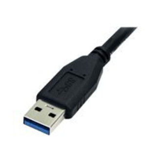 STARTECH.COM 0.5m 1.5ft Black SuperSpeed USB 3.0 Cable A to Micro B - M/M
