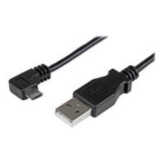 STARTECH.COM Micro-USB Charge-and-Sync Cable M/M - Right-Angle Micro-USB - 30/24 AWG - 1 m 3 ft.