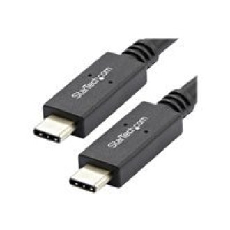 STARTECH.COM USB C Cable 3ft 1m with Power Delivery USB PD Power Pass Through Charging USB to USB Cord