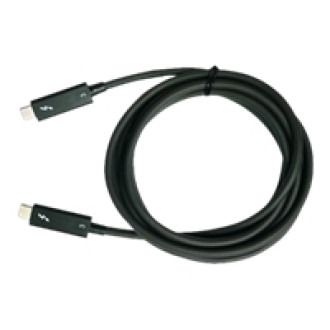 QNAP CAB-TBT320M Thunderbolt 3-Kabel 2m 40Gbit/s Schwarz