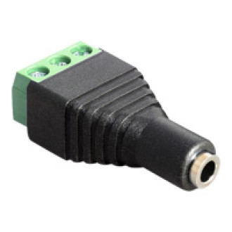 DELOCK Adapter Klinke Buchse 3,5mm > Terminalblock 3 Pin