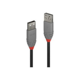 LINDY 3m USB 2.0 Typ A Verl. Anthra Line