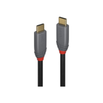 LINDY 1,5m USB 3.2 C Kabel 5A PD Anthra