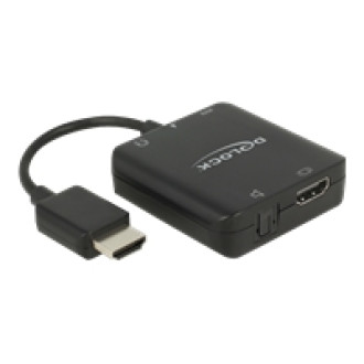 DELOCK HDMI Audio Extractor 4K 60 Hz kompakt