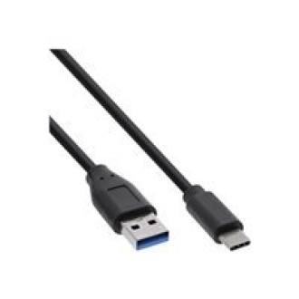INLINE USB 3.1 Kabel Typ C Stecker an A Stecker schwarz 0.5m