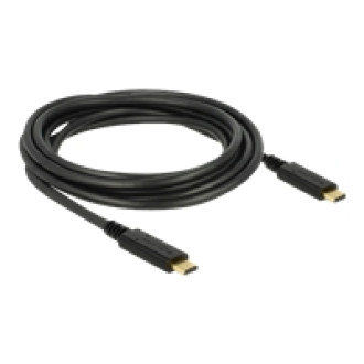 DELOCK USB 2.0 Kabel Type-C zu Type-C 3 m 5 A E-Marker