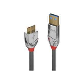 LINDY 2m USB 3.0 Typ A an Micro-B Kabel Cromo Line 5 Gbit/s