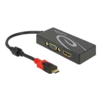 DELOCK USB Type-C Splitter (DP Alt Mode) > 1 x HDMI + 1 x VGA out