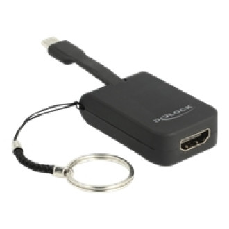 DELOCK USB Type-C Adapter zu HDMI DP Alt Mode 4K 30 Hz - Schlusselanhänger