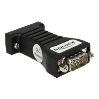 DELOCK Isolator 1 x Seriell RS-232 DB9 Buchse zu 1 x Seriell RS-232 DB9 Stecker 3 kV