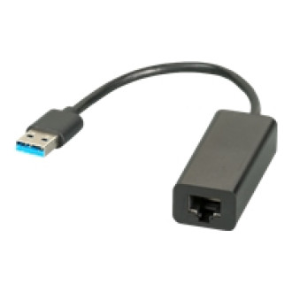EFB USB 3.0 auf Gigabit RJ45 Adapter Ethernet 10/100/1000 Mbps SCHWARZ