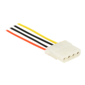 DELOCK 60140 Power Cable SATA 15 pin male > 4 pin female 100cm