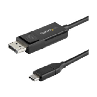 STARTECH.COM 2m USB-C auf DisplayPort-Kabel - 4K 60Hz - USB-C-Adapter - Thunderbolt 3-kompatibel - bidirektional