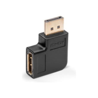 LINDY DisplayPort 1.4 Adapter 90 Grad links Winkeladapter M/F