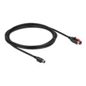 DELOCK PoweredUSB Kabel Stecker 24V zumini-DIN 3 Pin Stecker 3m für POS Drucker und Terminals