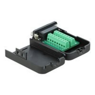 DELOCK Sub-D15 Buchse zu Terminalblock Adapter mit Gehäuse