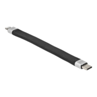 DELOCK FPC Flachbandkabel USB Type-C zu Lightning für iPhone iPad und iPod 13cm