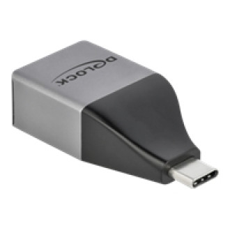 DELOCK USB Type-C Adapter zu Gigabit LAN 10/100/1000Mbps - kompaktes Design