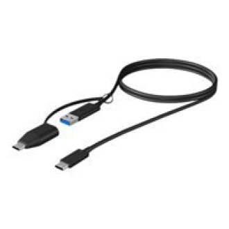 ICY BOX IB-CB034 USB 3.2 Gen2 Kabel Type-C zu Type-A und Type-C Länge 100cm bis zu 10 Gbit/s