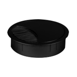 BACHMANN LOOP ROUND Kabeldurchfuhrung schwarz