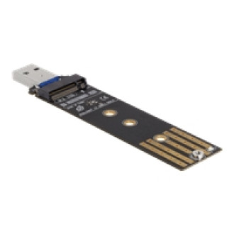 DELOCK Combo Konverter fur M.2 NVMe PCIe oder SATA SSD mit USB 3.2 Gen 2
