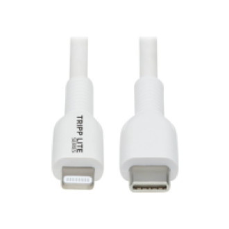 EATON TRIPPLITE USB-C to Lightning Sync/Charge Cable M/M MFi Certified Lightning cable 24 pin USB-C M to Lightning M 2m white