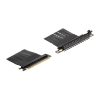 DELOCK Riser Karte PCI Express x16 Stecker zu x16 Slot 90 gewinkelt mit Kabel 60cm